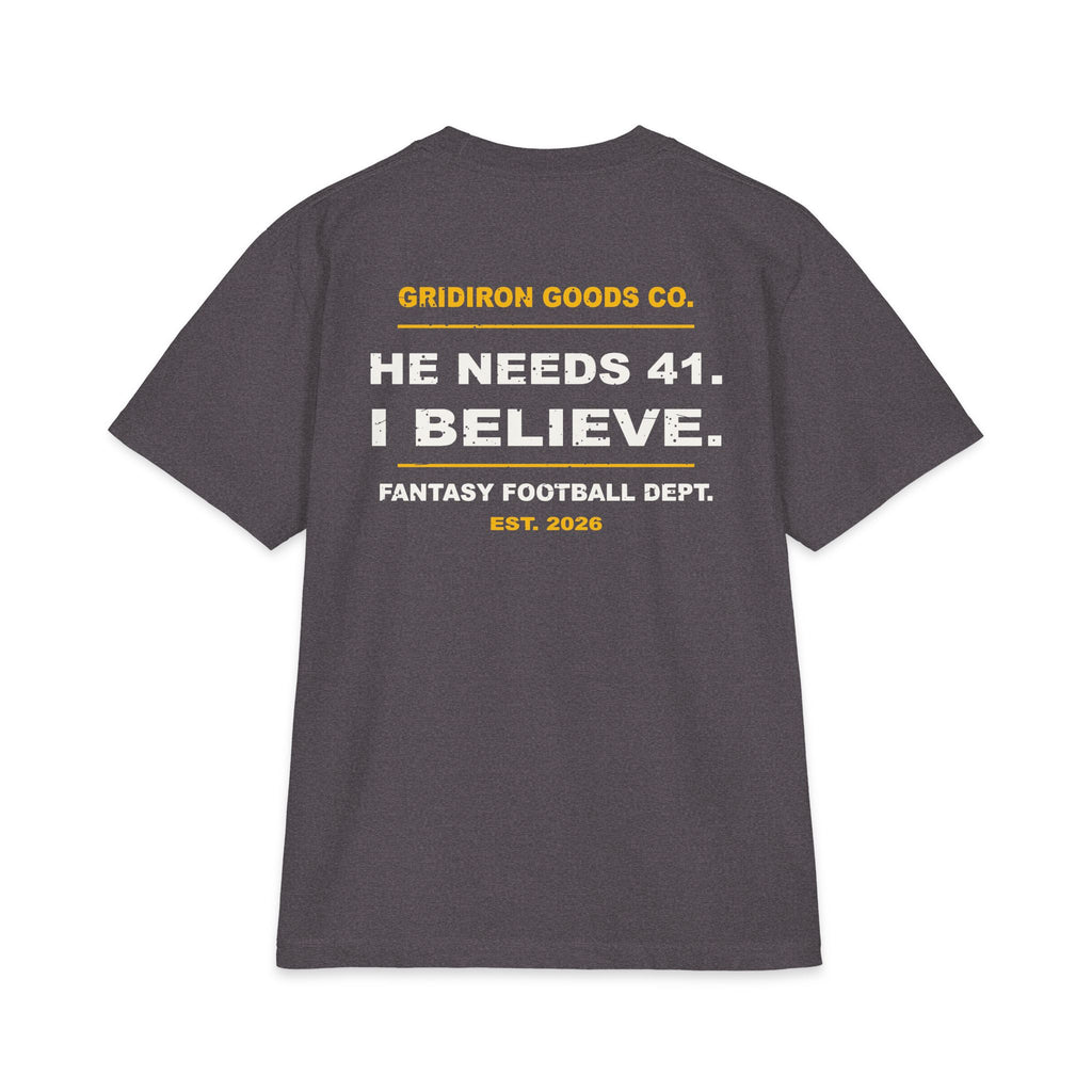 Down 40 With One Guy Left Max Heavyweight Oversized Tee