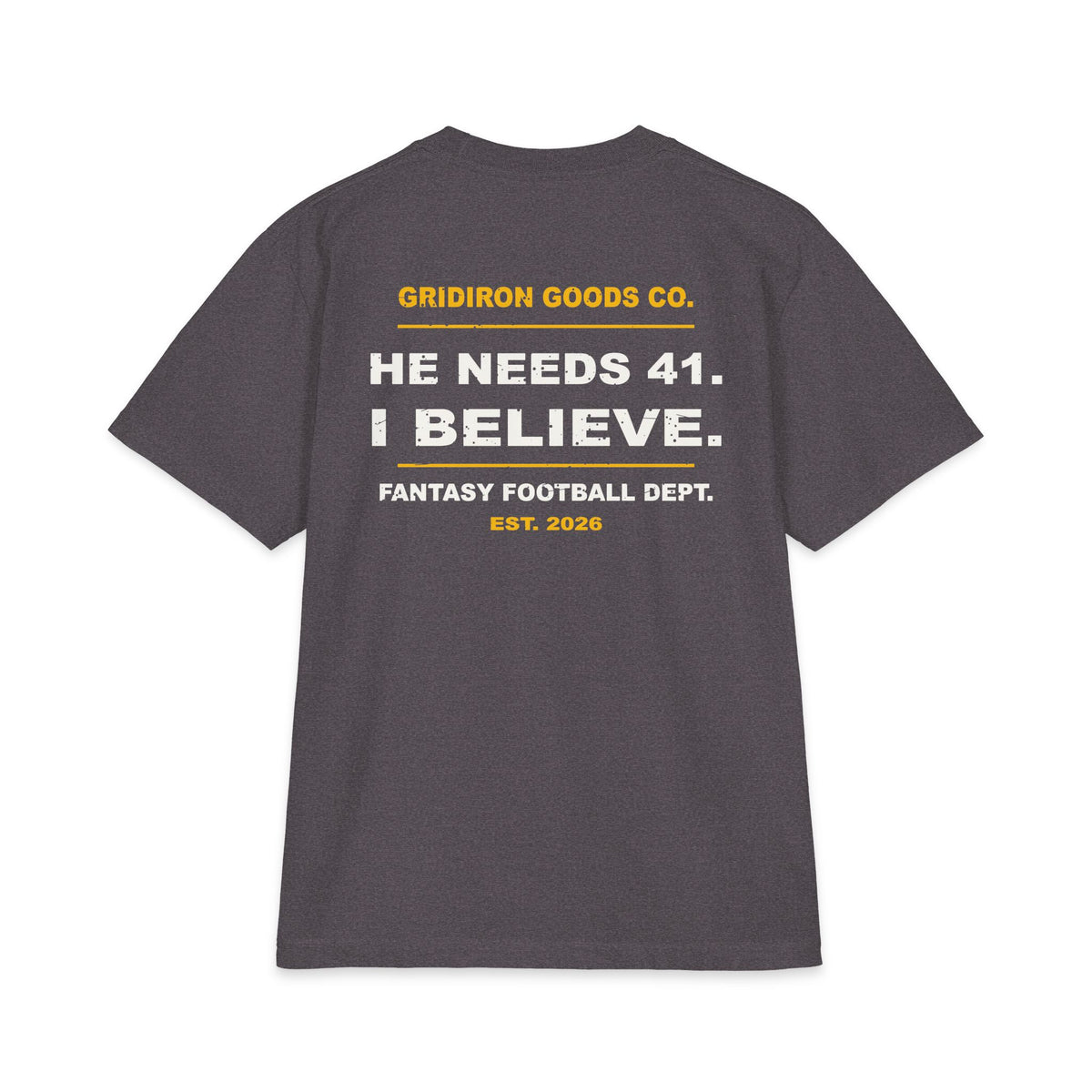 Down 40 With One Guy Left Max Heavyweight Oversized Tee