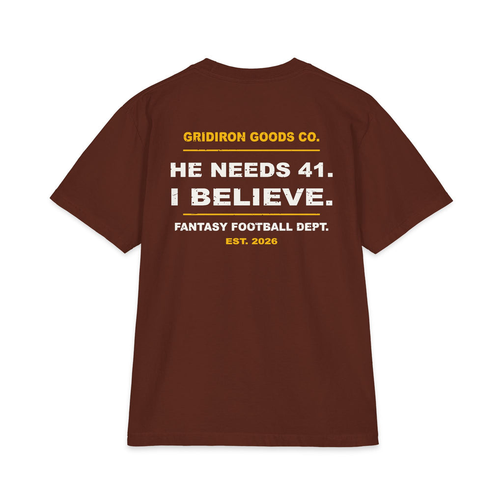 Down 40 With One Guy Left Max Heavyweight Oversized Tee