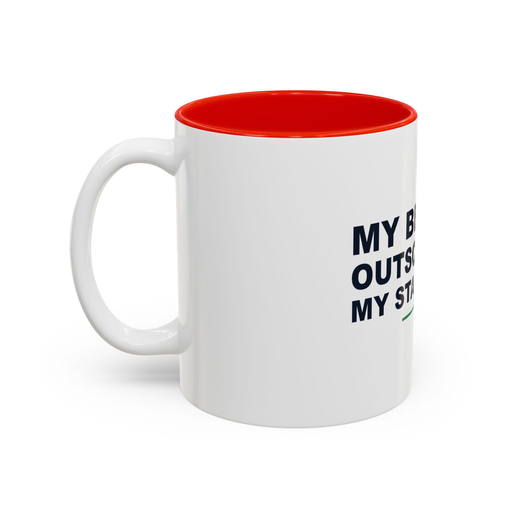 My Bench Outscored My Starters Two-Tone Mug