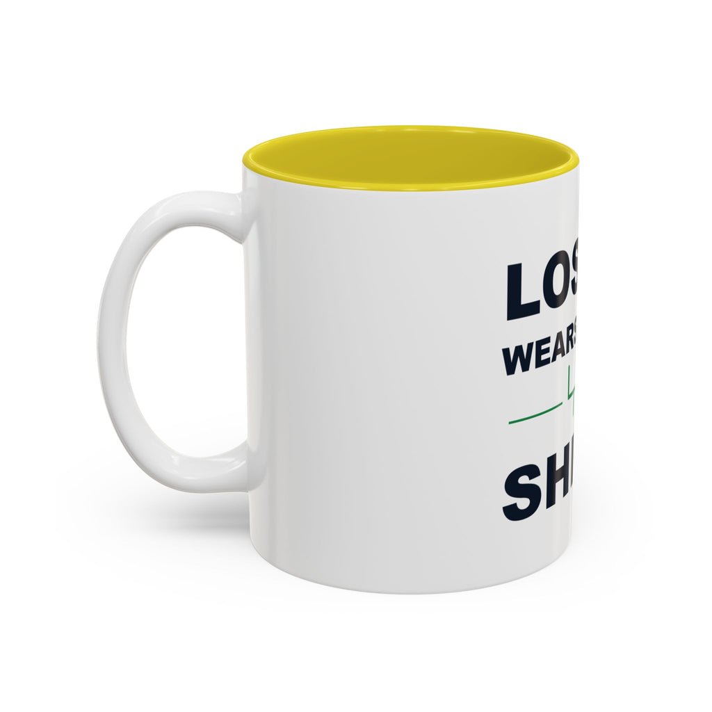Loser Wears This Shirt Two-Tone Mug