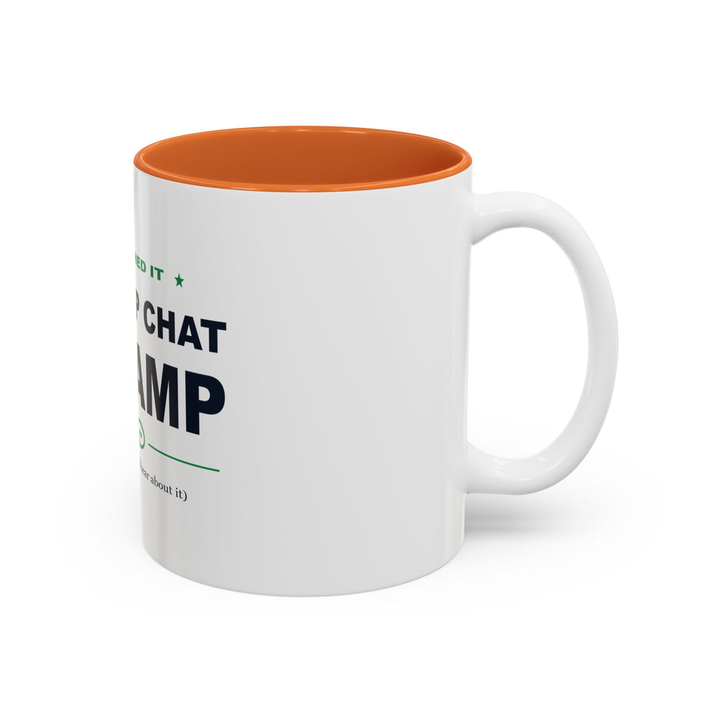 Group Chat Champ Two-Tone Mug