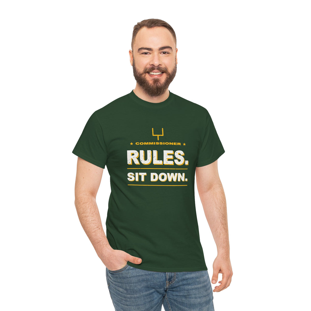 Commissioner Rules. Sit Down. T-Shirt