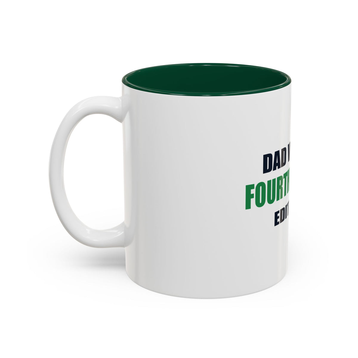Dad Voice, Fourth Down Edition Two-Tone Mug