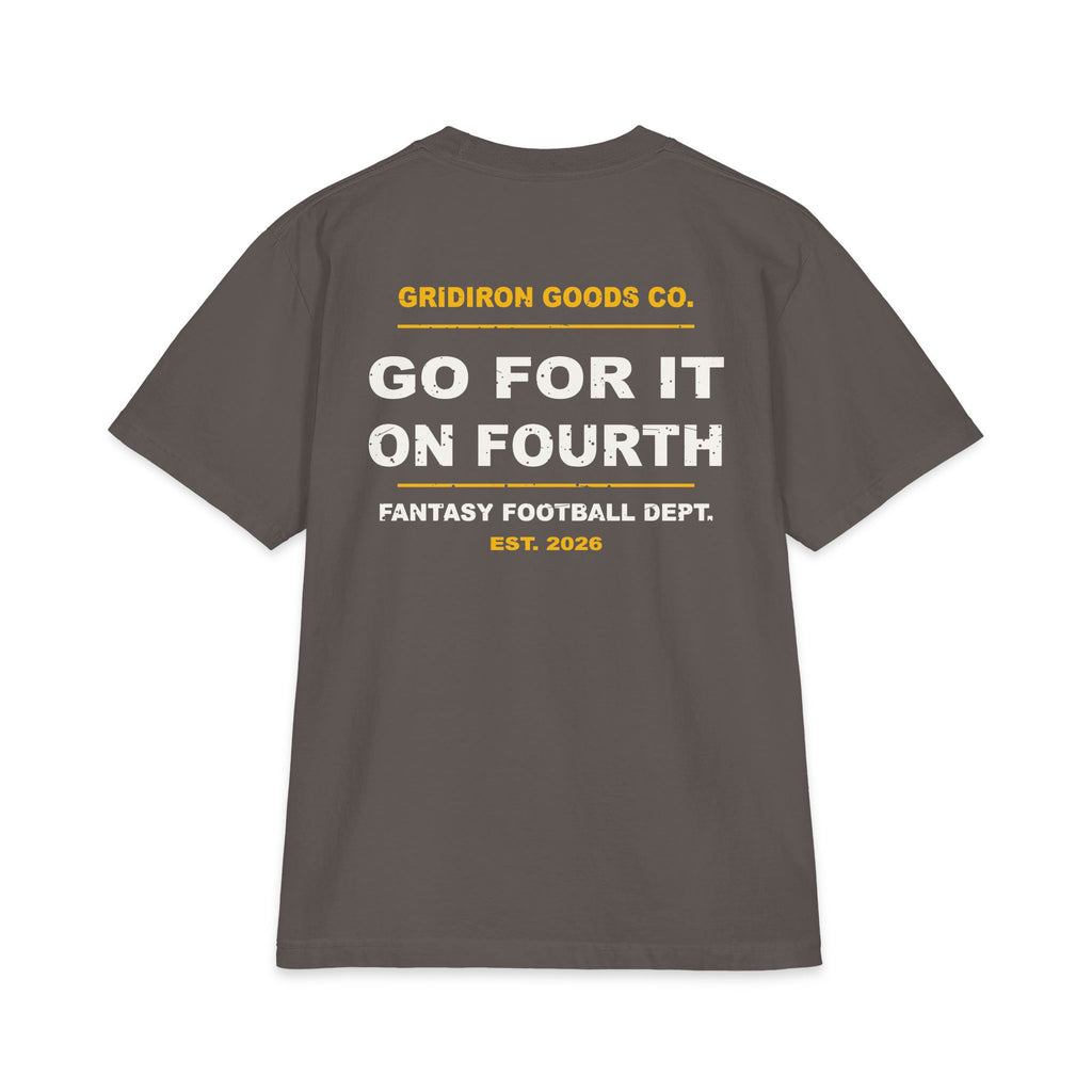 Dad Voice, Fourth Down Edition Max Heavyweight Oversized Tee