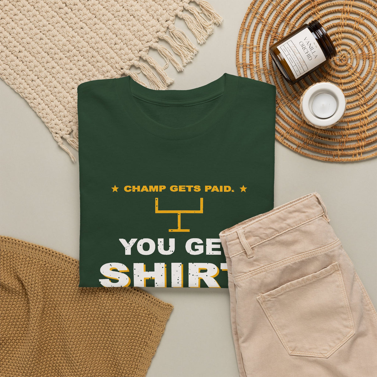 Champ Gets Paid. You Get Shirt. T-Shirt