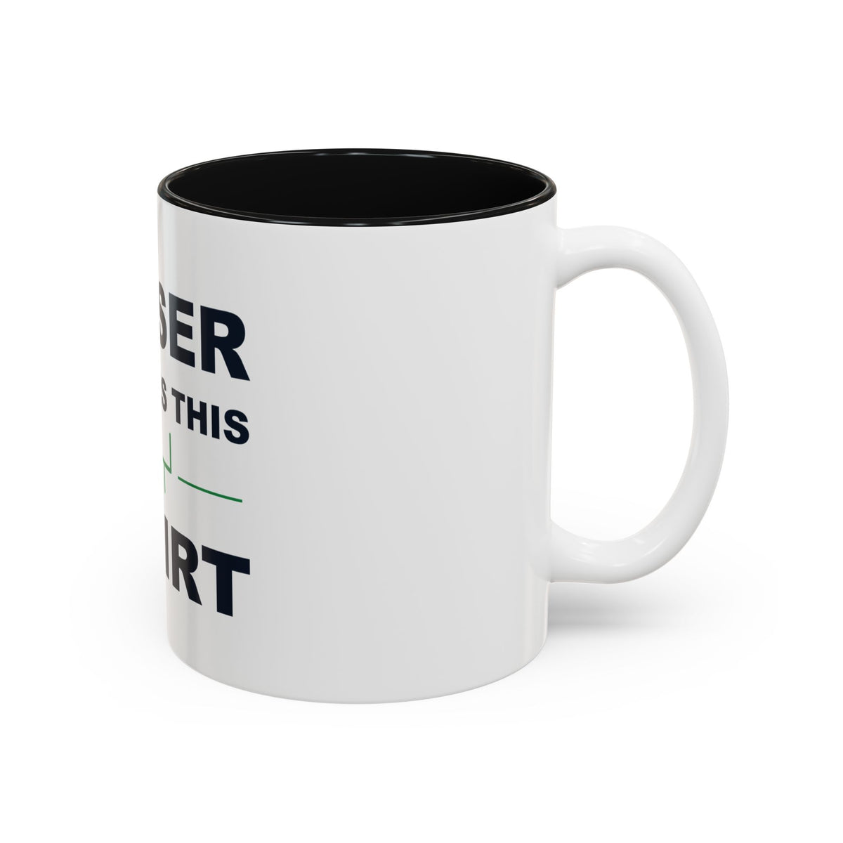 Loser Wears This Shirt Two-Tone Mug
