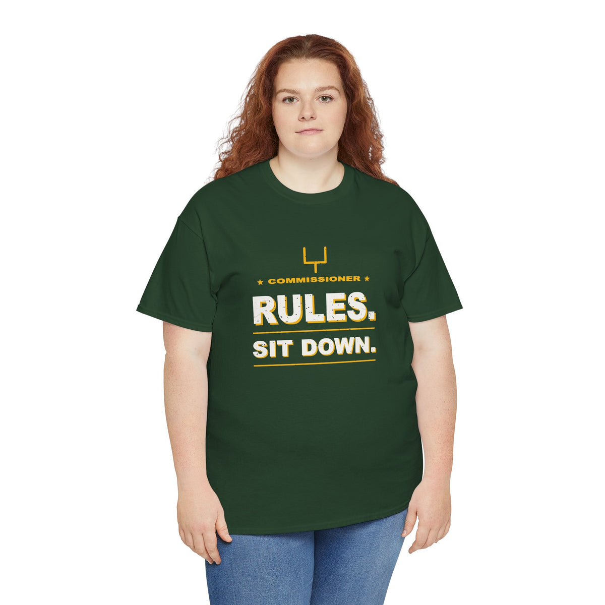 Commissioner Rules. Sit Down. T-Shirt