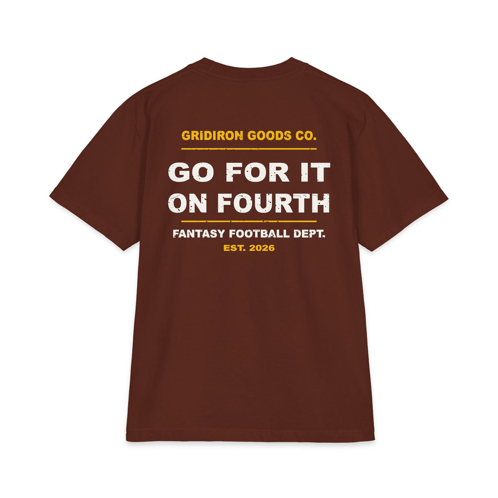 Dad Voice, Fourth Down Edition Max Heavyweight Oversized Tee