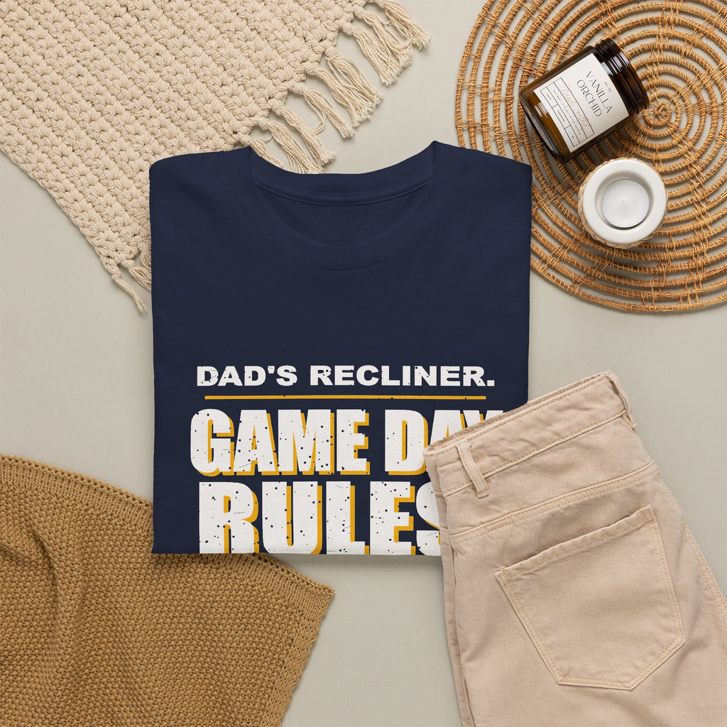 Dad's Recliner. Game Day Rules. T-Shirt