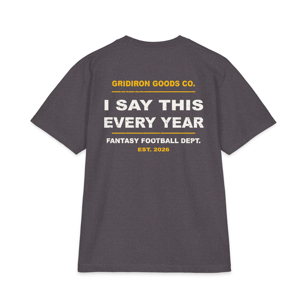 One More Bye Week And I'm Quitting Max Heavyweight Oversized Tee