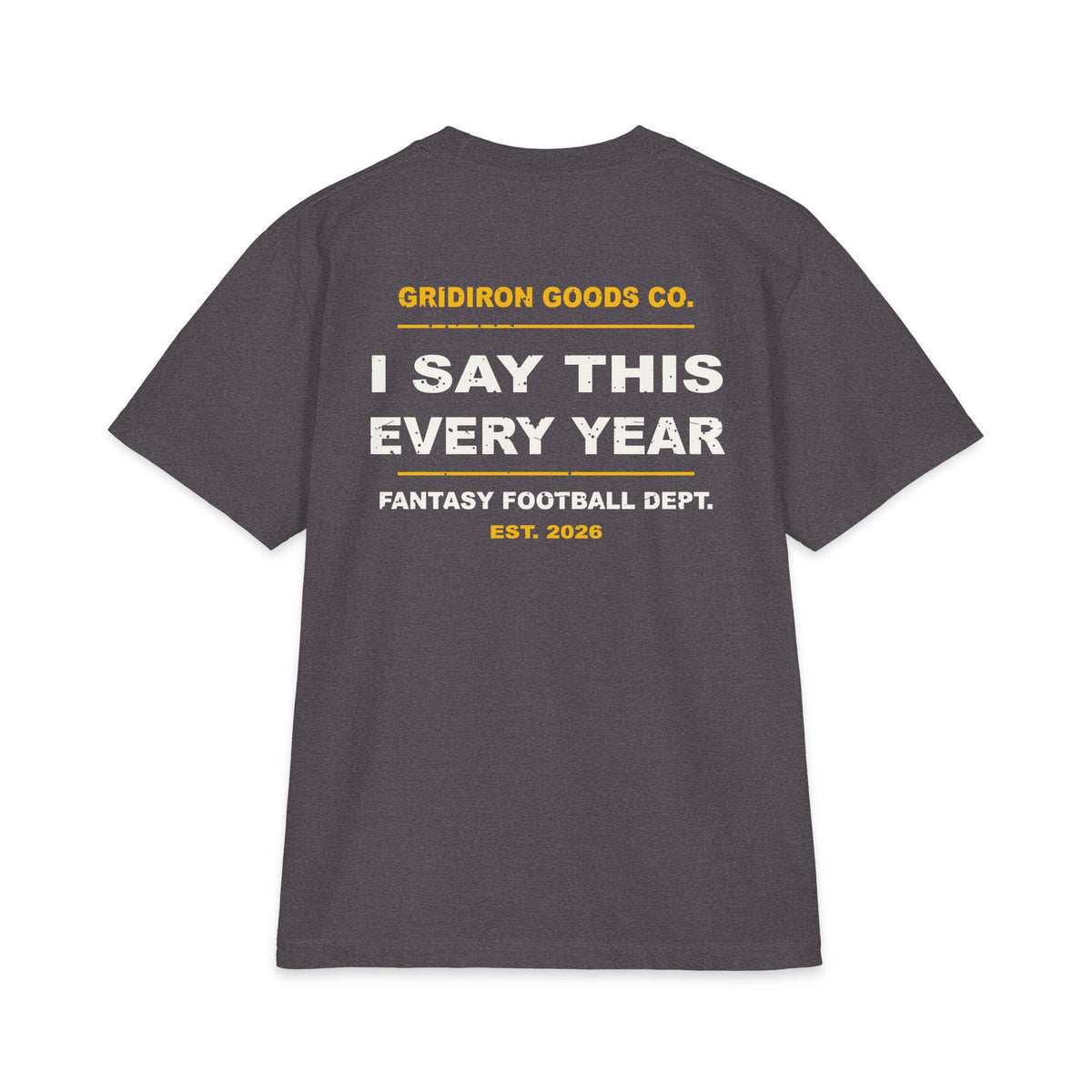 One More Bye Week And I'm Quitting Max Heavyweight Oversized Tee