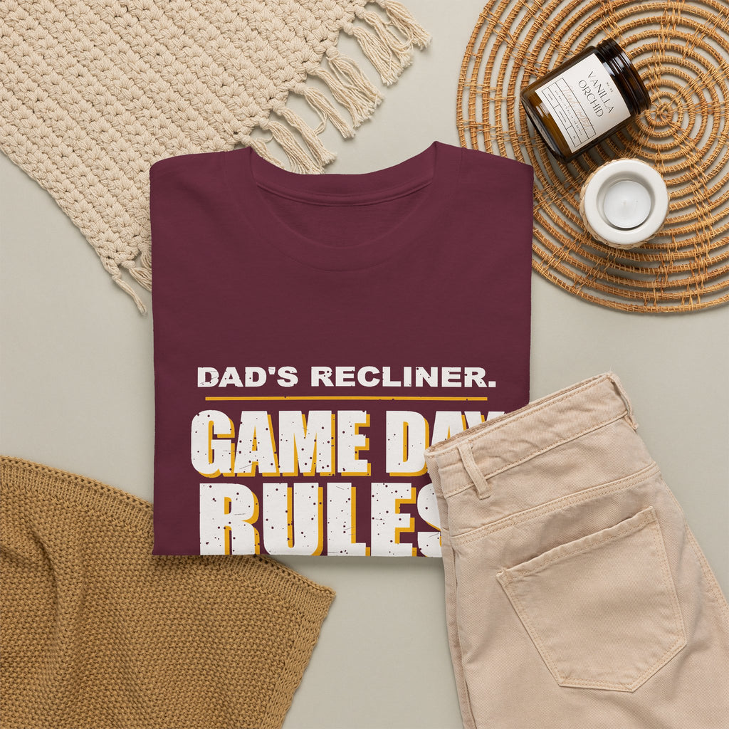 Dad's Recliner. Game Day Rules. T-Shirt