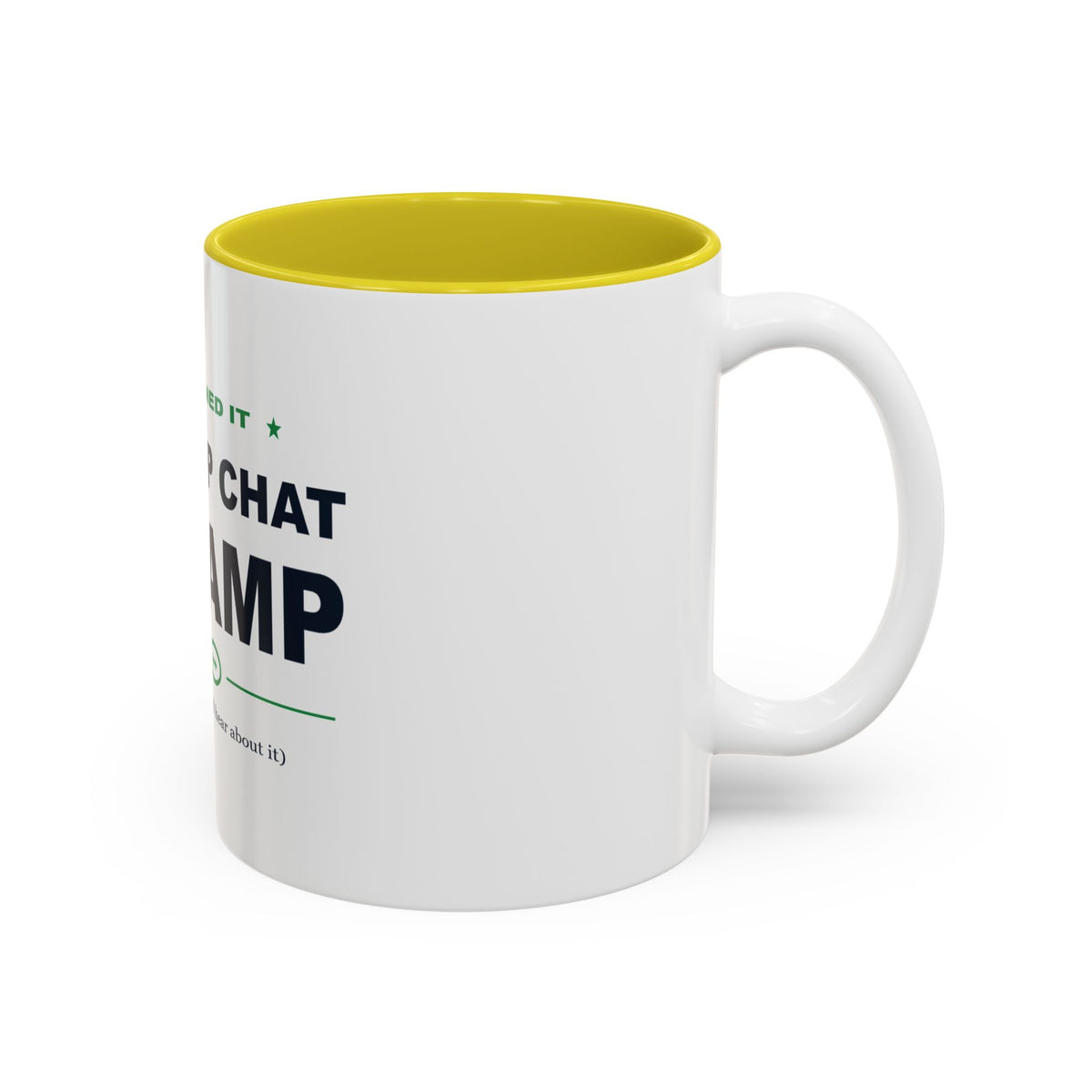 Group Chat Champ Two-Tone Mug