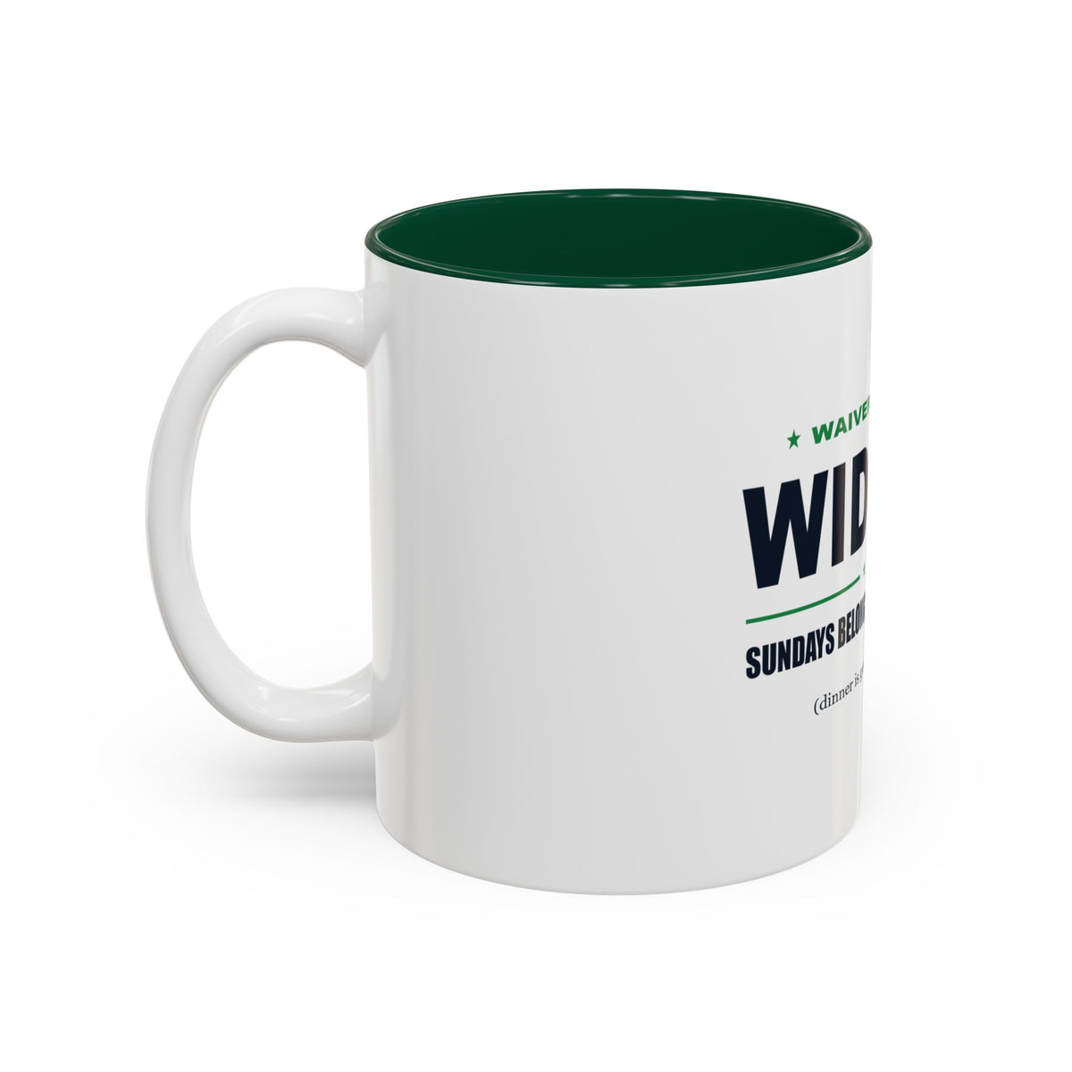 Waiver Wire Widow Two-Tone Mug