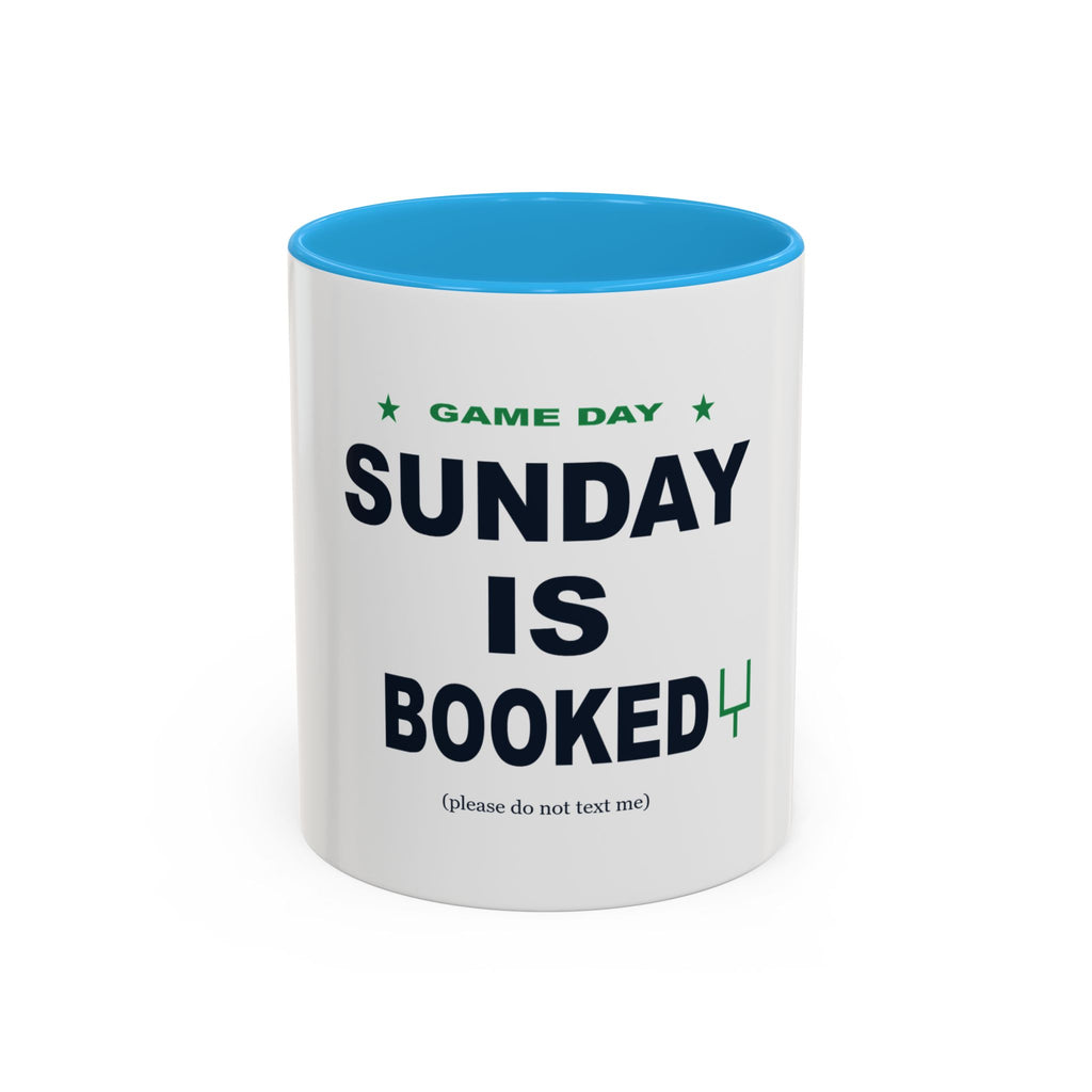 Sunday Is Booked Two-Tone Mug