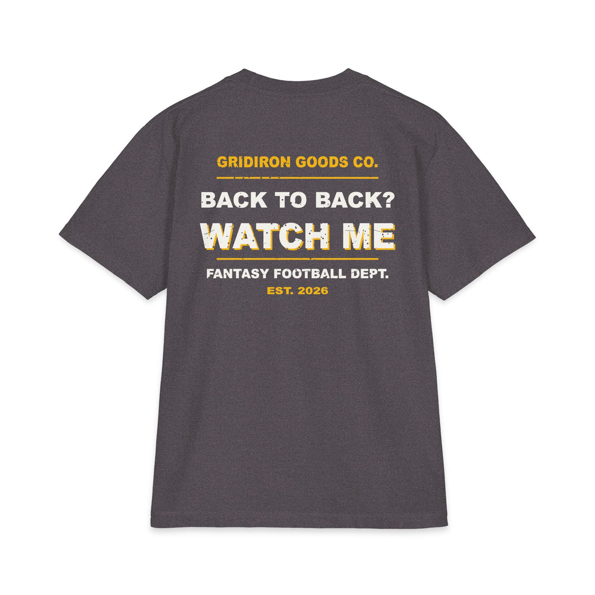 League Champ. Ask Me How. Max Heavyweight Oversized Tee
