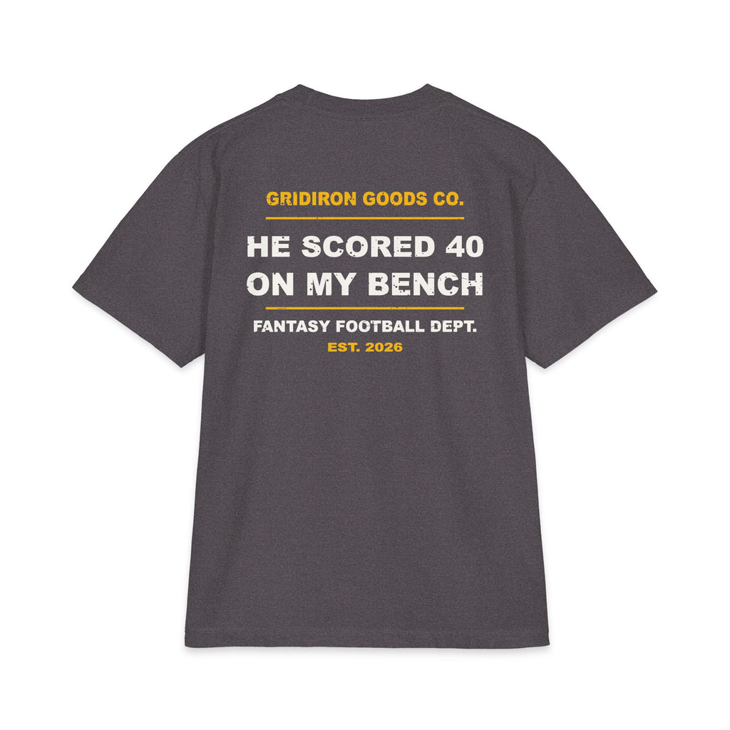 Benched The Wrong Guy Again Max Heavyweight Oversized Tee