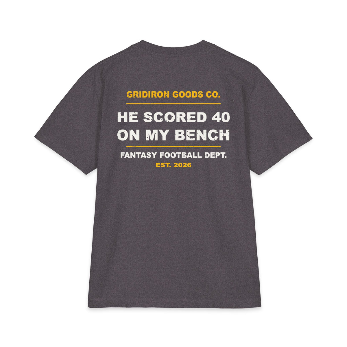 Benched The Wrong Guy Again Max Heavyweight Oversized Tee