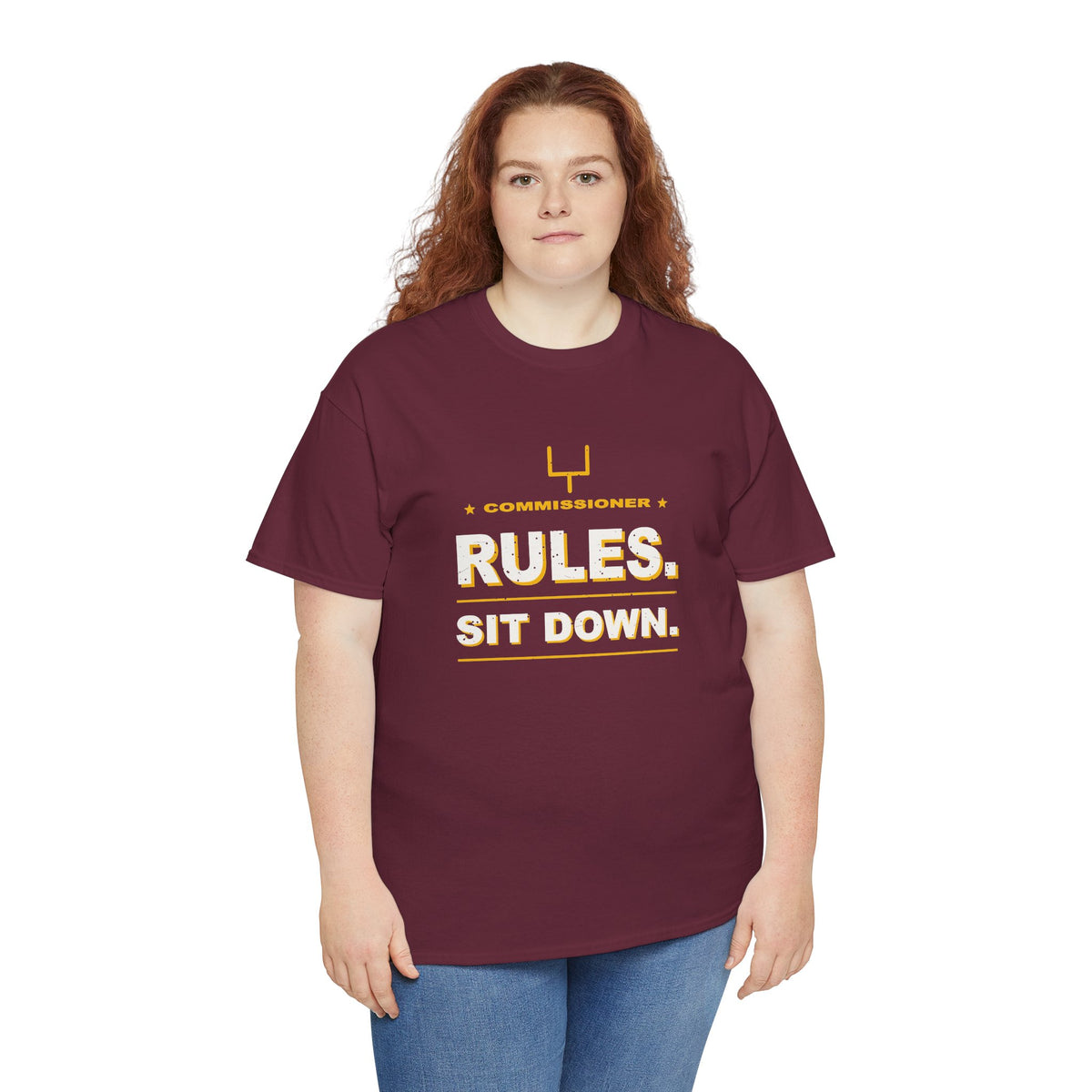 Commissioner Rules. Sit Down. T-Shirt