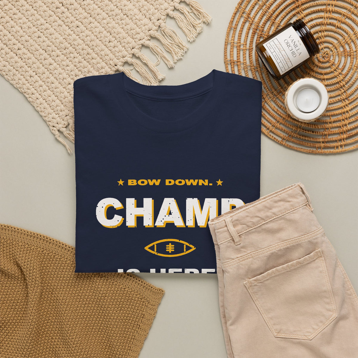 Bow Down. Champ Is Here. T-Shirt