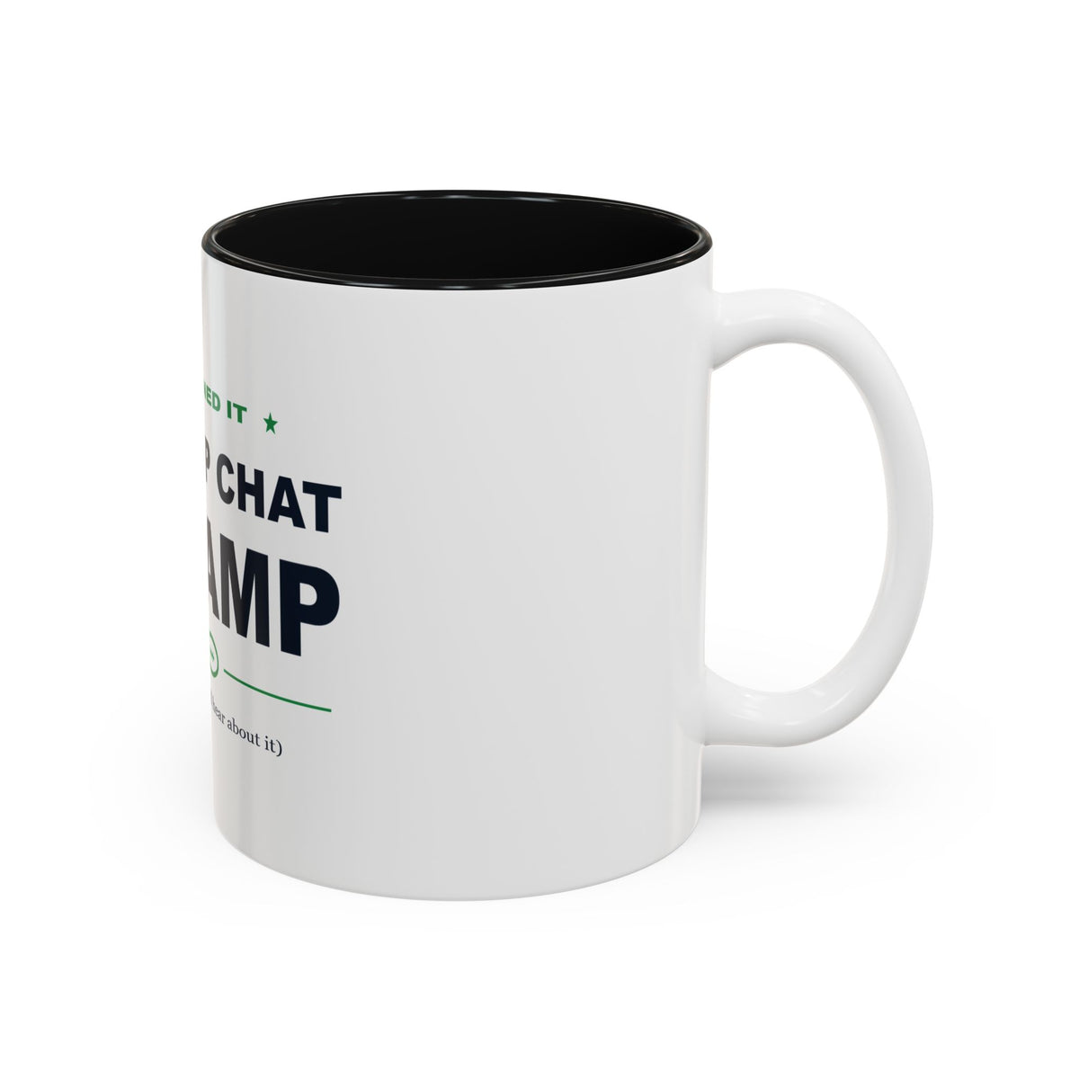Group Chat Champ Two-Tone Mug