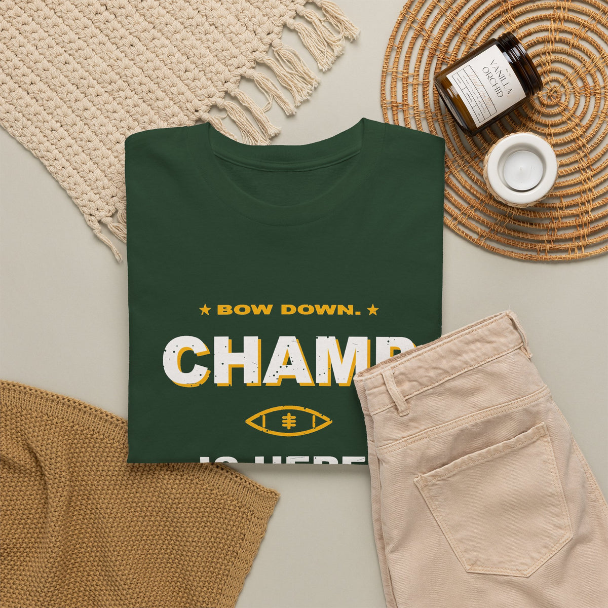 Bow Down. Champ Is Here. T-Shirt