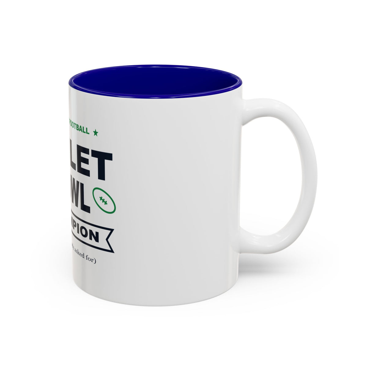 Toilet Bowl Champion Two-Tone Mug