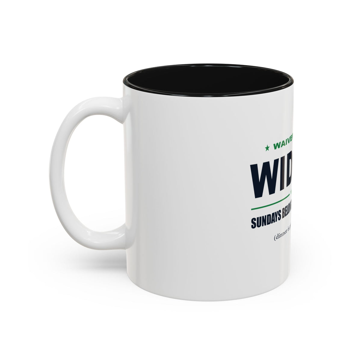 Waiver Wire Widow Two-Tone Mug