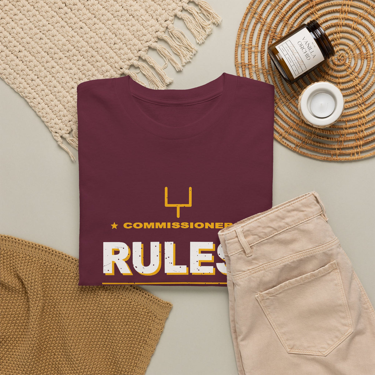 Commissioner Rules. Sit Down. T-Shirt
