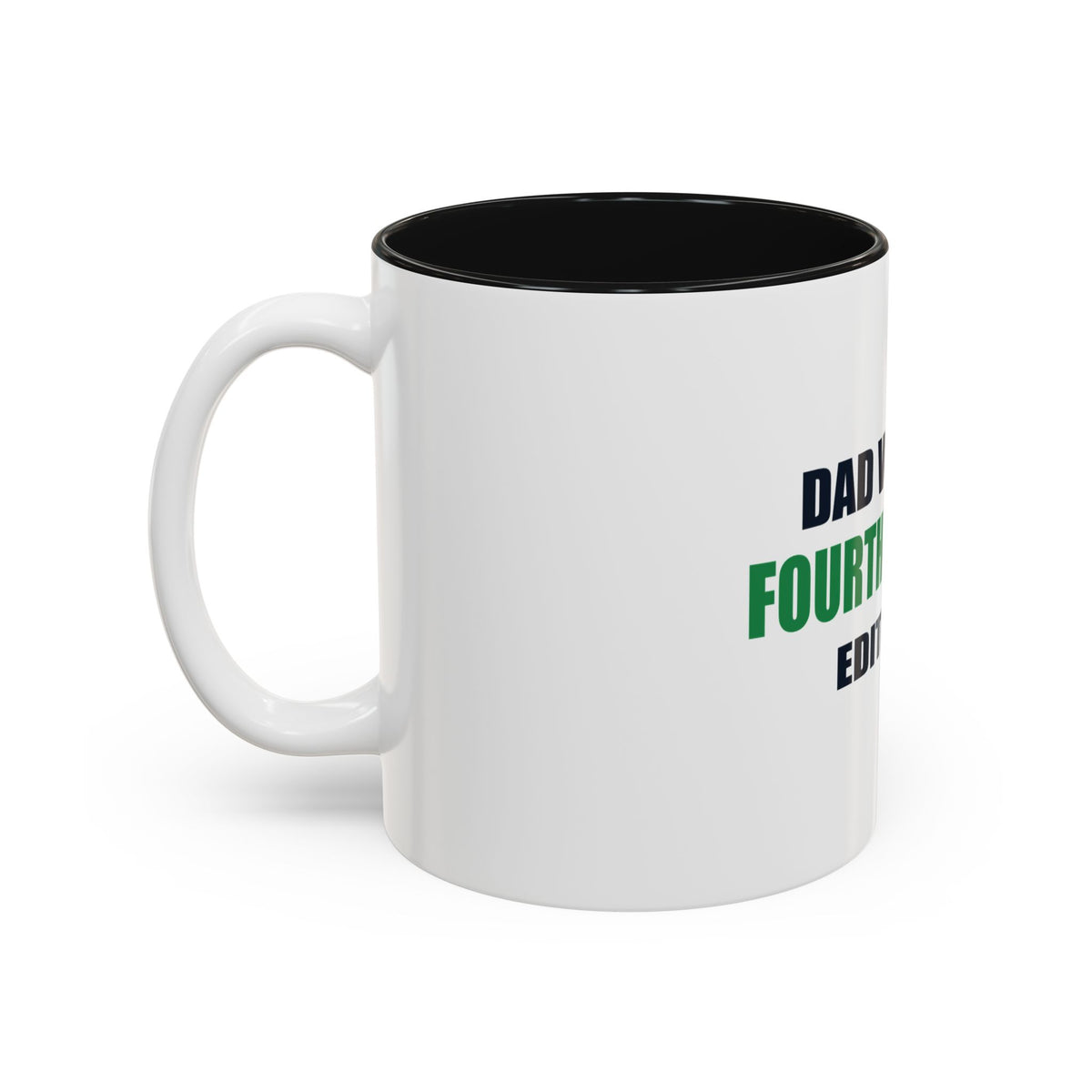Dad Voice, Fourth Down Edition Two-Tone Mug