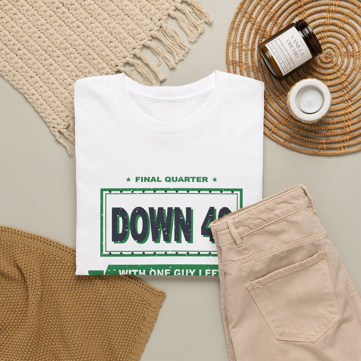 Down 40 With One Guy Left T-Shirt
