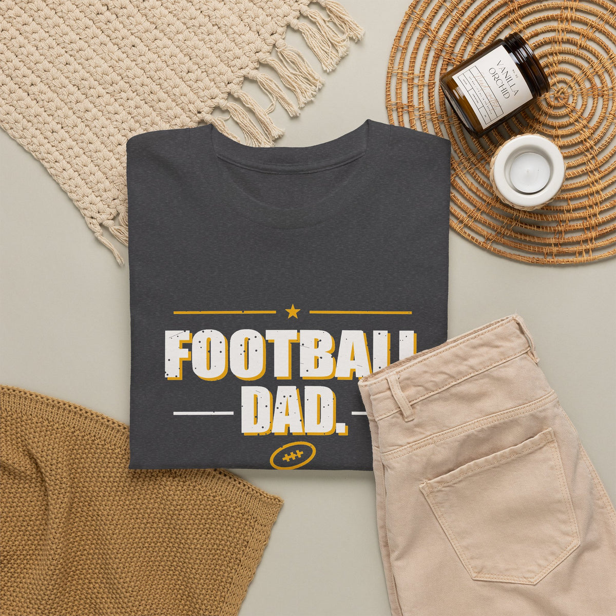 Football Dad. Snack Supervisor. T-Shirt