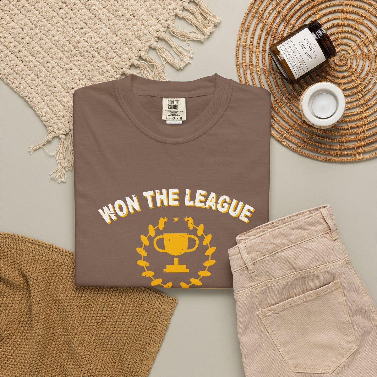 Won The League. Lost My Marriage. Heavyweight Garment-Dyed Tee