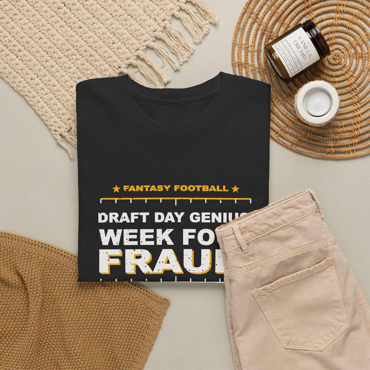 Draft Day Genius. Week Four Fraud. T-Shirt