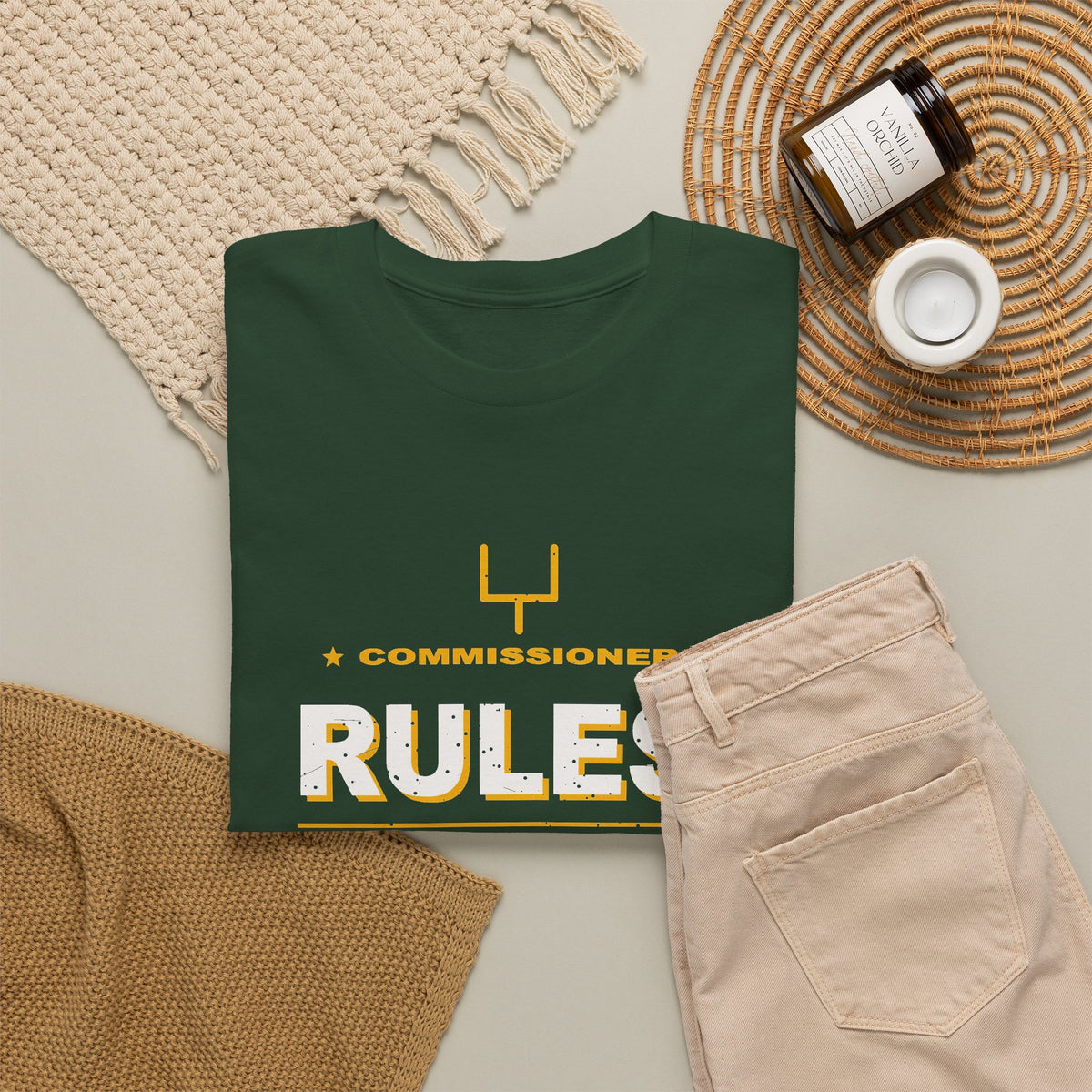 Commissioner Rules. Sit Down. T-Shirt