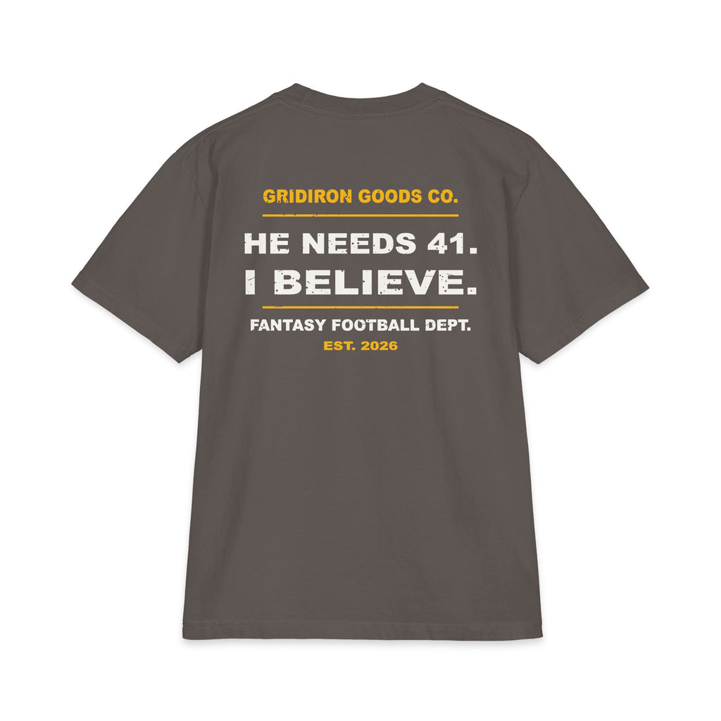 Down 40 With One Guy Left Max Heavyweight Oversized Tee