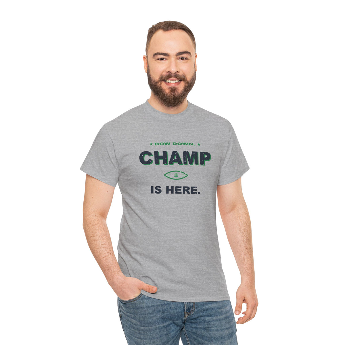 Bow Down. Champ Is Here. T-Shirt
