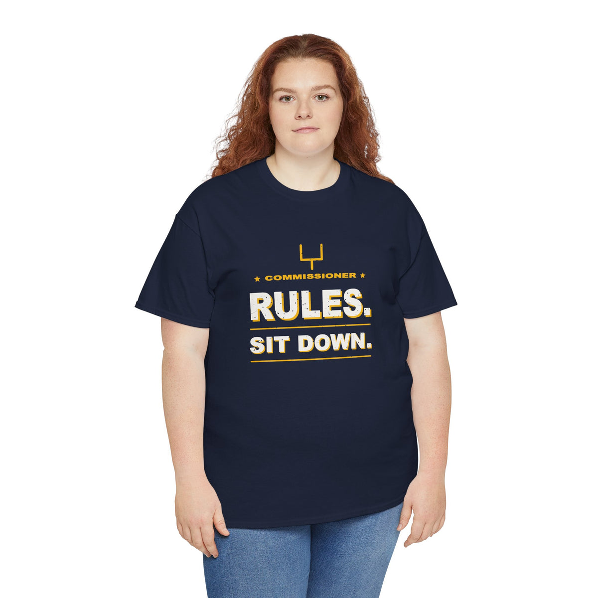 Commissioner Rules. Sit Down. T-Shirt