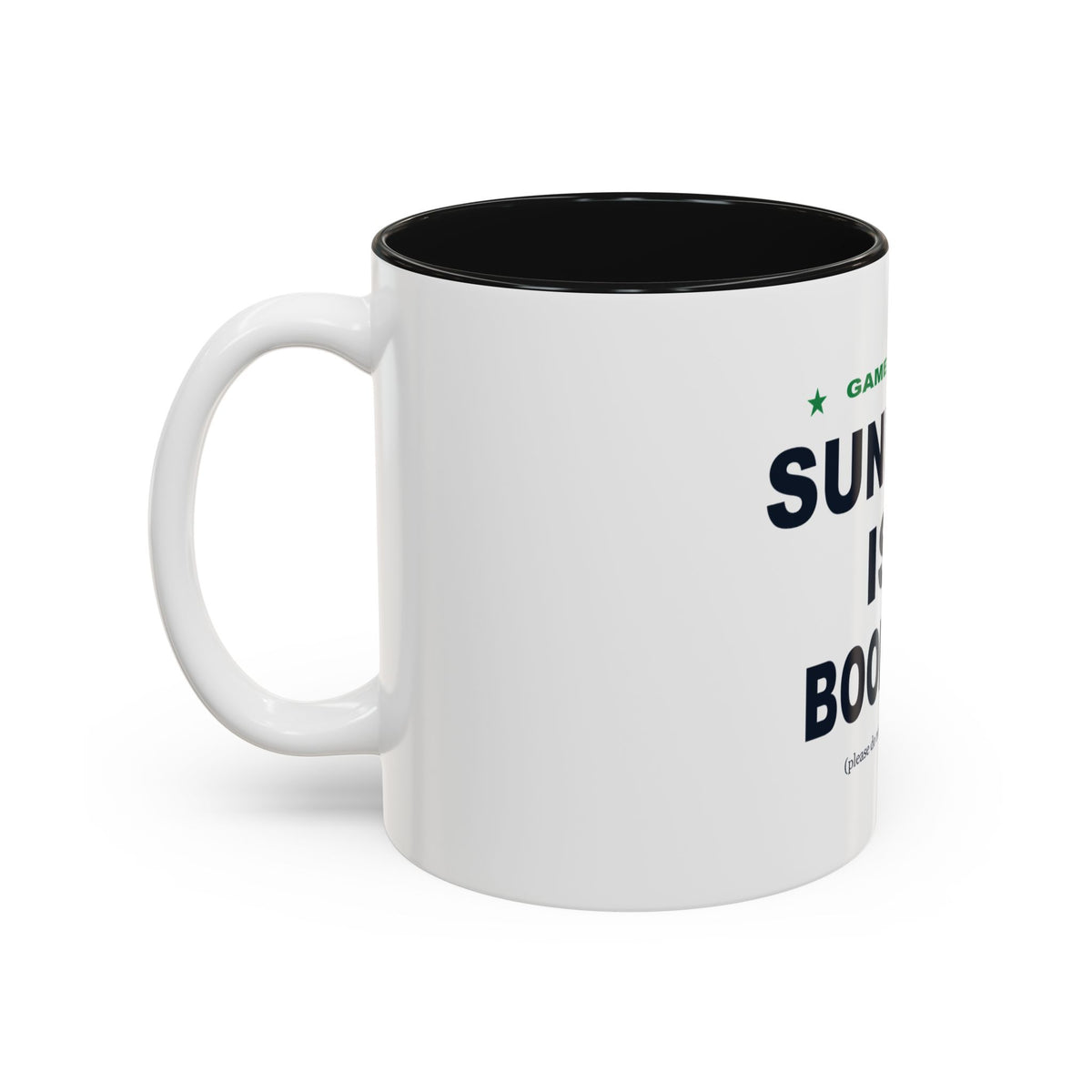 Sunday Is Booked Two-Tone Mug