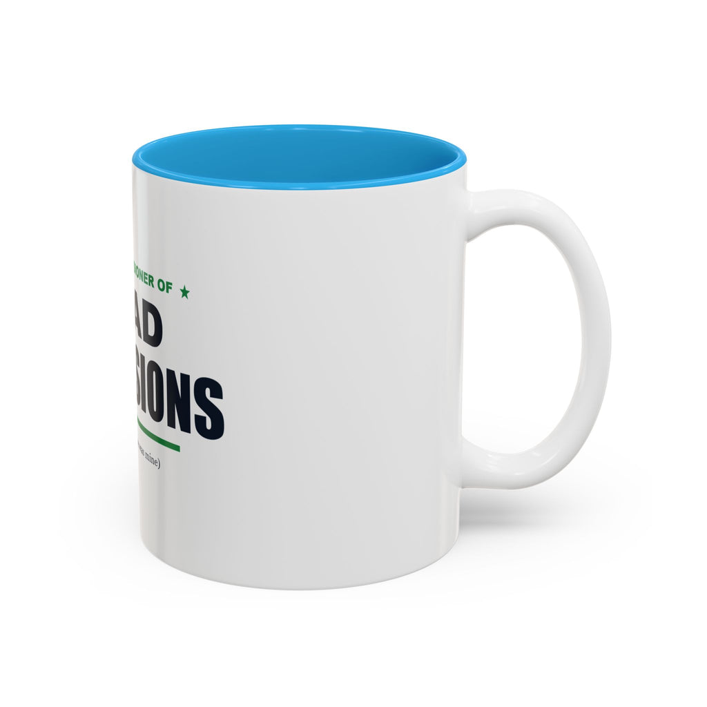 Commissioner Of Bad Decisions Two-Tone Mug