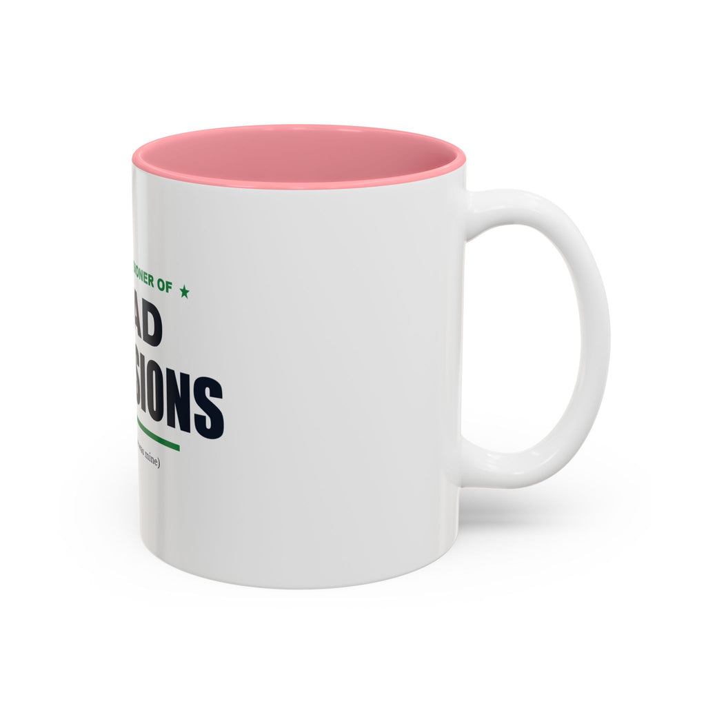 Commissioner Of Bad Decisions Two-Tone Mug