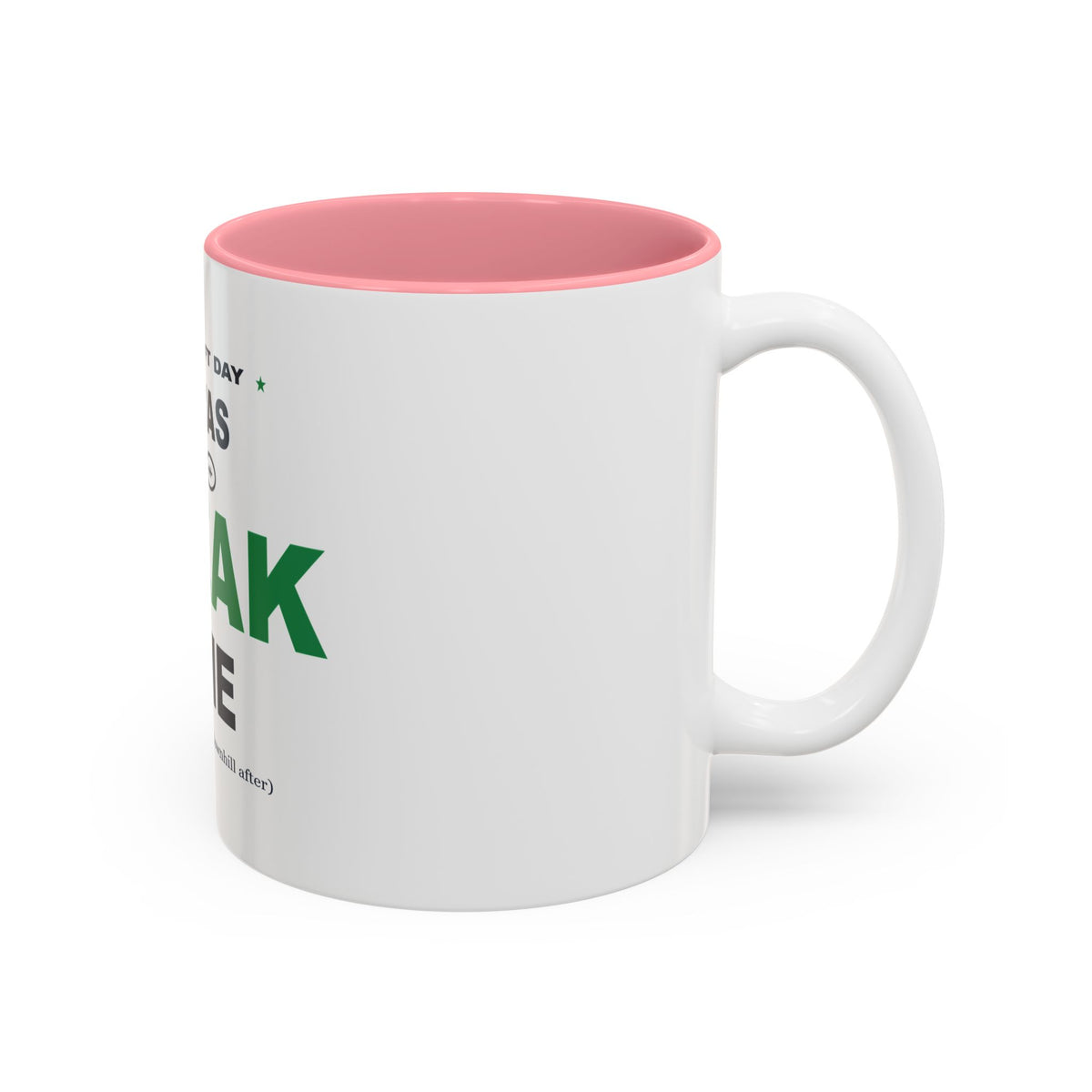 Draft Day Was Peak Me Two-Tone Mug