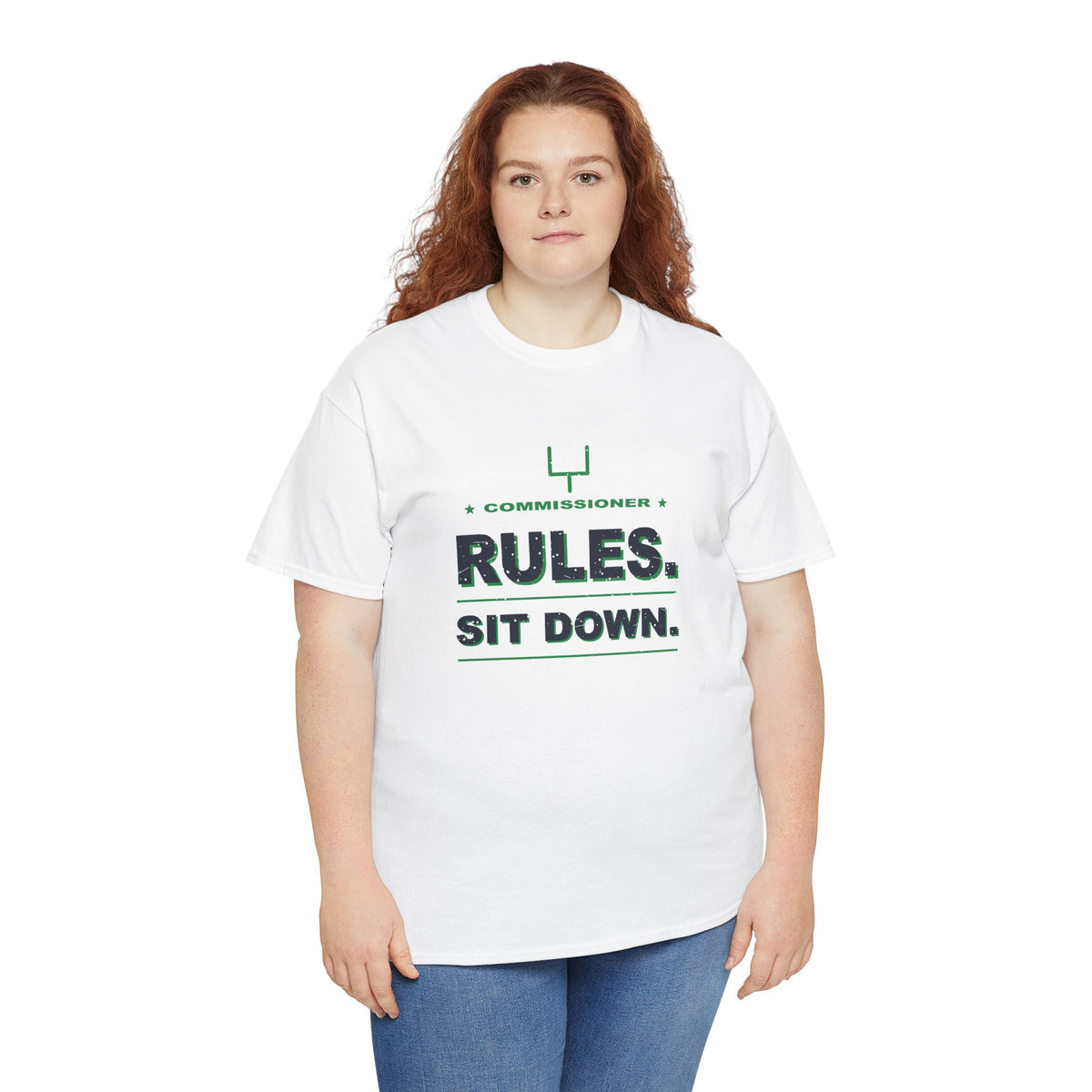 Commissioner Rules. Sit Down. T-Shirt