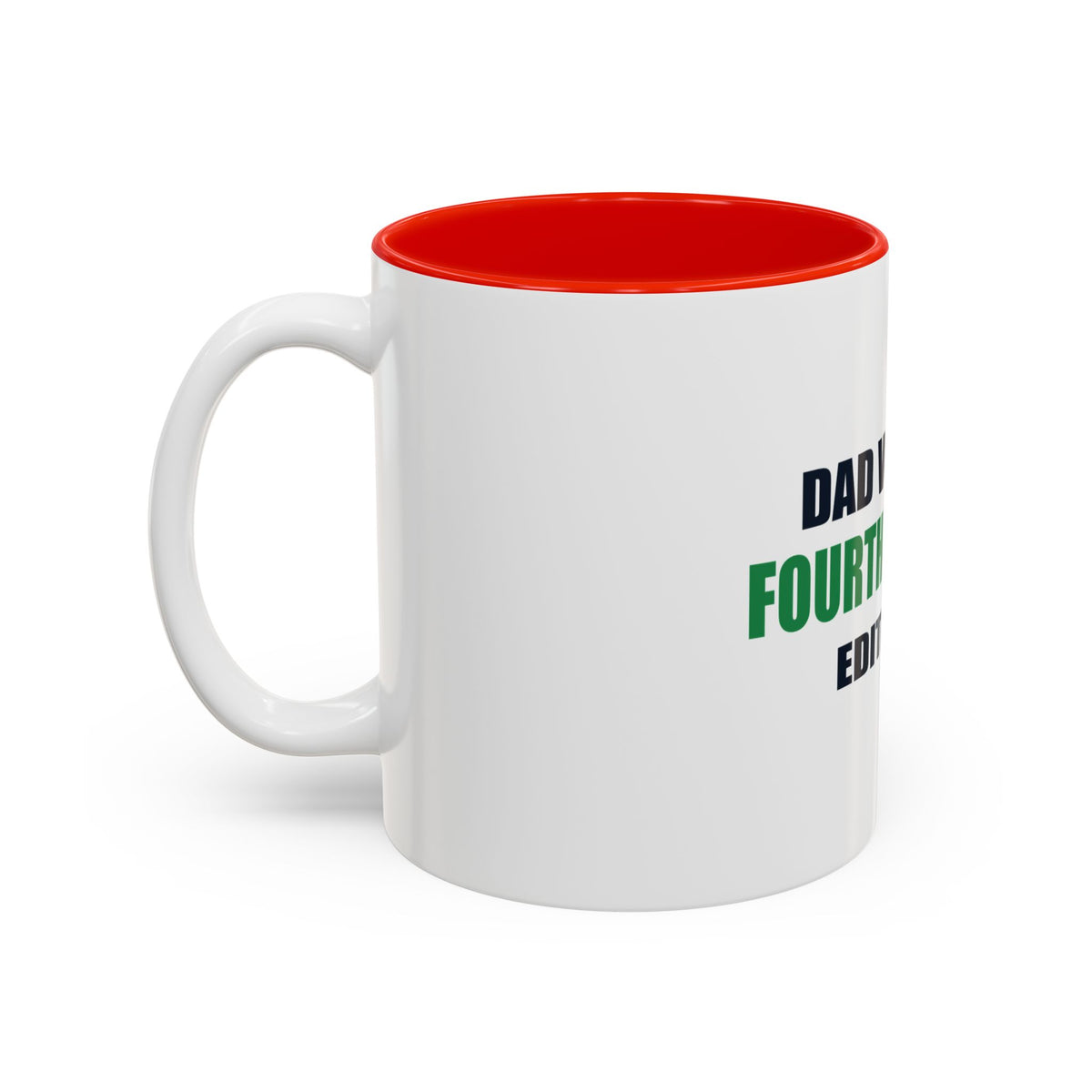 Dad Voice, Fourth Down Edition Two-Tone Mug