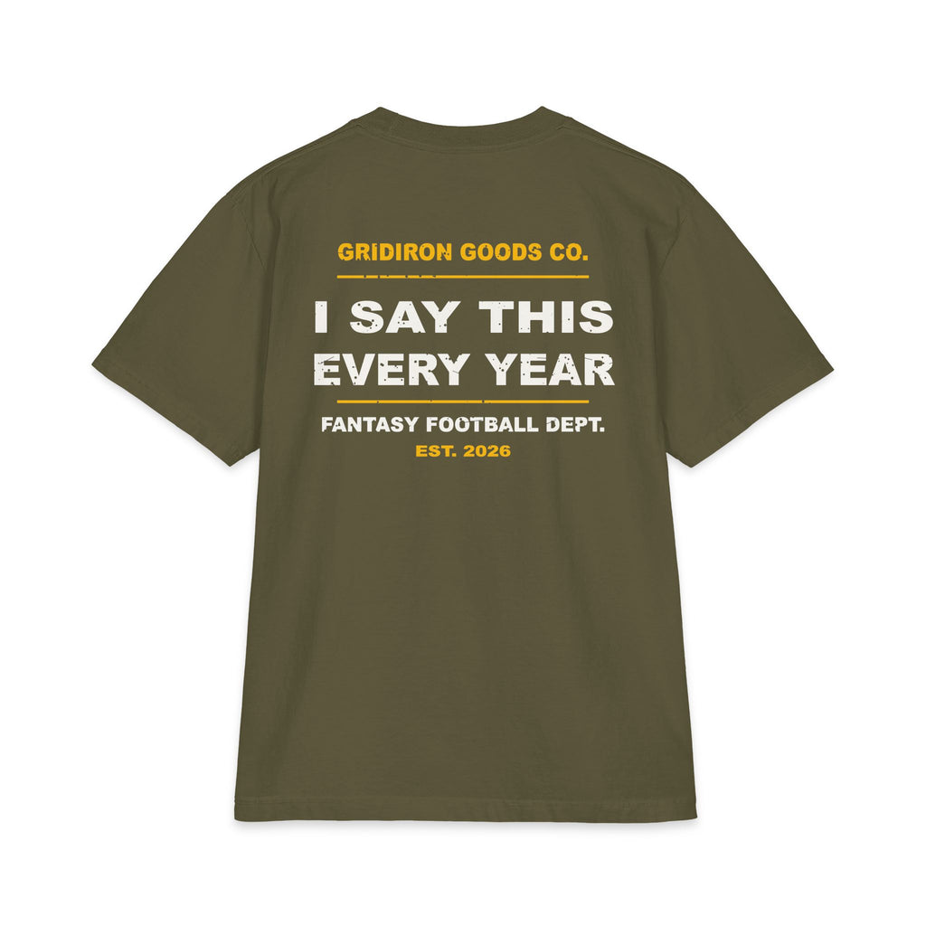 One More Bye Week And I'm Quitting Max Heavyweight Oversized Tee
