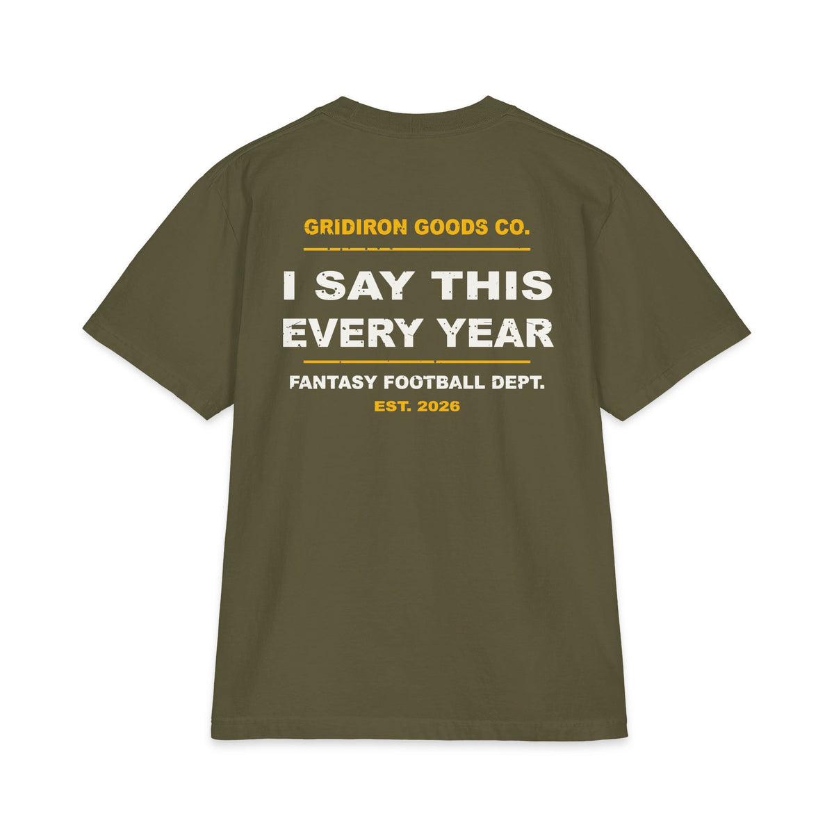 One More Bye Week And I'm Quitting Max Heavyweight Oversized Tee