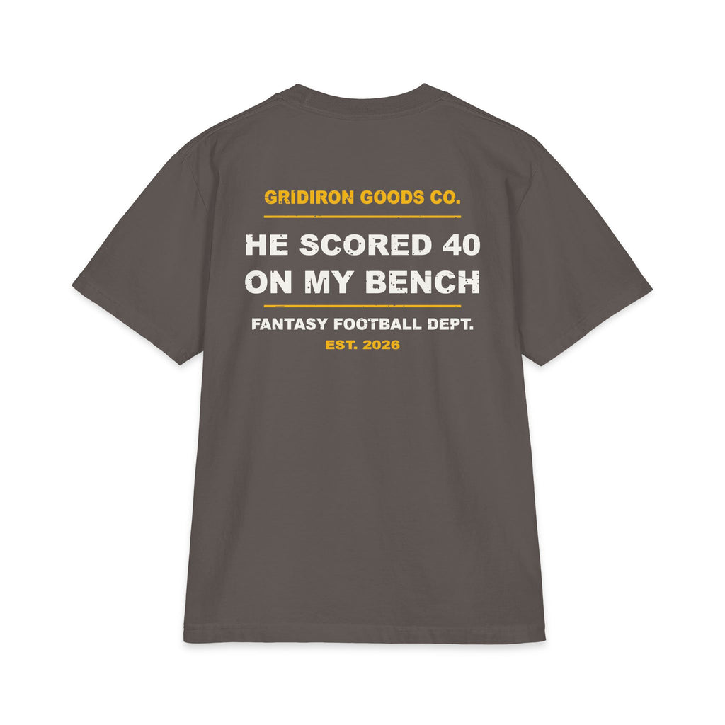 Benched The Wrong Guy Again Max Heavyweight Oversized Tee