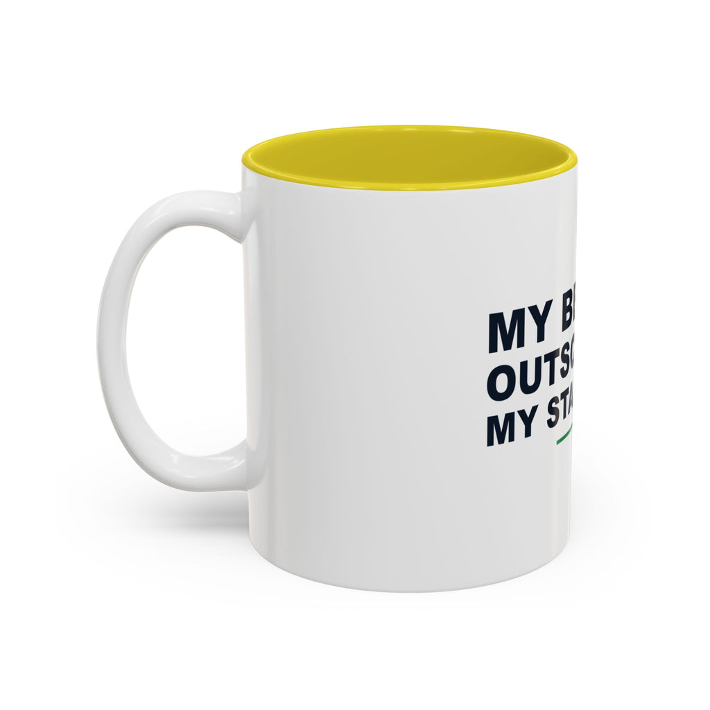 My Bench Outscored My Starters Two-Tone Mug