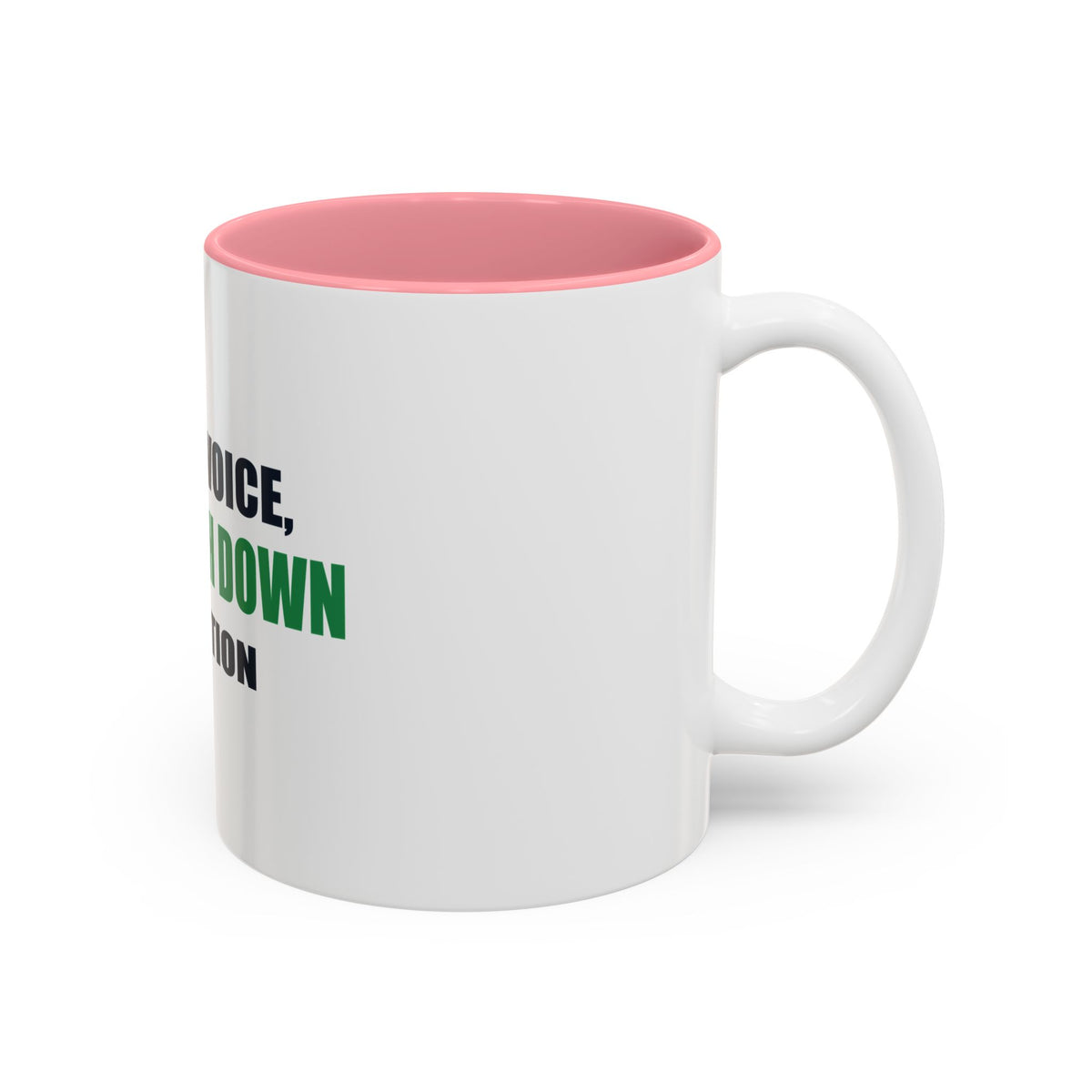Dad Voice, Fourth Down Edition Two-Tone Mug